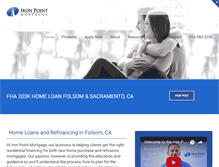 Tablet Screenshot of ironpointmortgage.com